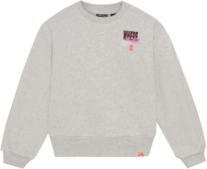 Indian blue Jeans meisjes sweater Licht grijs - 128