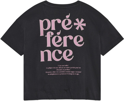 Indian blue Jeans meisjes t-shirt Antracite - 152