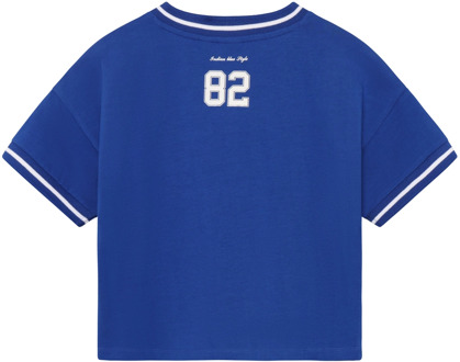 Indian blue Jeans meisjes t-shirt Kobalt - 128