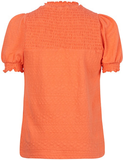 Indian blue Jeans meisjes t-shirt Koraal - 164