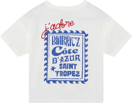 Indian blue Jeans meisjes t-shirt Wit - 164