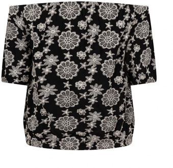 Indian blue Jeans meisjes t-shirt Zwart - 176