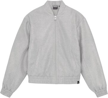 Indian blue Jeans Winter bomberjack meisjes - grijs - Tweed - maat 152