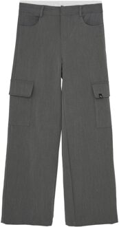 Indian blue Jeans Winter cargo broek meisjes - grijs - maat 152