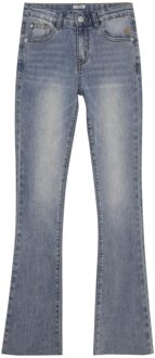 Indian blue Jeans Winter flare jeansbroek meisjes - blauw - maat 128