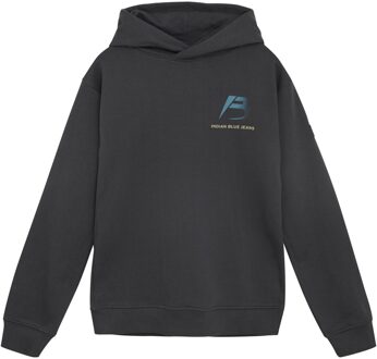 Indian blue Jeans Winter hoodie jongens - grijs - oversized/discover - maat 152