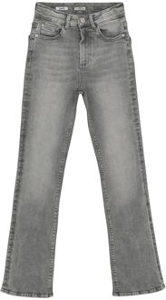 Indian blue Jeans Winter jeansbroek meisjes - grijs - wide straight fit - maat 146