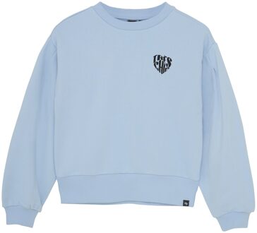 Indian blue Jeans Winter sweater meisjes - blauw - geborduurd - maat 128