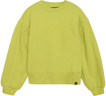 Indian blue Jeans Winter sweater meisjes - geel - print - maat 128