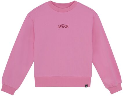 Indian blue Jeans Winter sweater meisjes - roze - print - maat 176