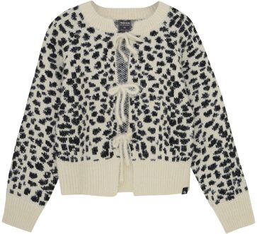 Indian blue Jeans Winter sweater meisjes - zand - spotty/gebreid - maat 176