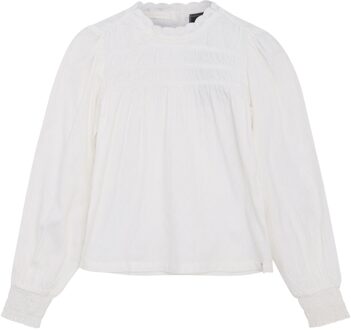 Indian blue Jeans Winter t-shirt meisjes - wit - Jacquard - maat 128