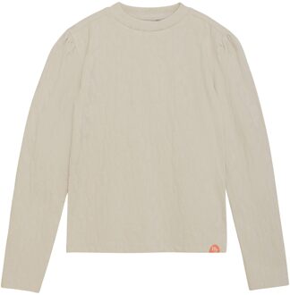 Indian blue Jeans Winter t-shirt meisjes - zand - longsleeve/Jacquard - maat 176