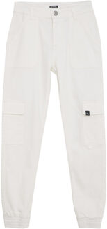 Indian blue Jeans Zomer broek meisjes - wit - cargo - Maat 170