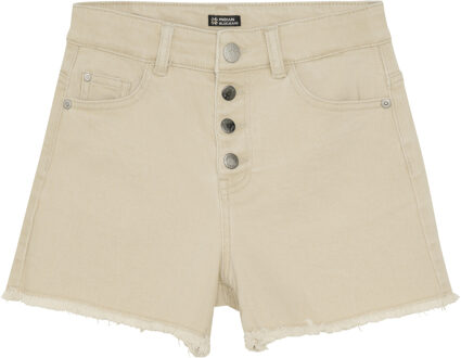 Indian blue Jeans Zomer jeans short meisjes - zand - wide fit - Maat 128
