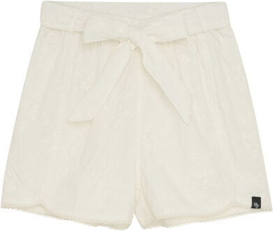 Indian blue Jeans Zomer short meisjes - wit - embroidery - Maat 176