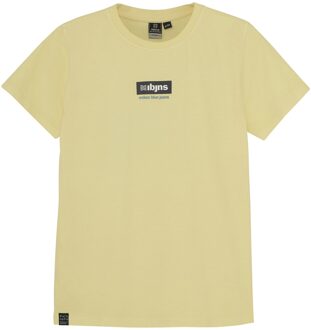 Indian blue Jeans Zomer T-shirt S/S jongens - geel - print - Maat 128