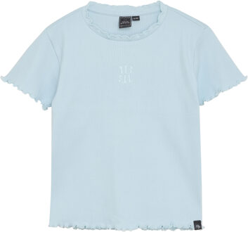 Indian blue Jeans Zomer T-shirt S/S meisjes - blauw - cropped - Maat 152