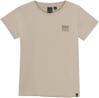 Indian blue Jeans Zomer T-shirt S/S meisjes - zand - print - Maat 128