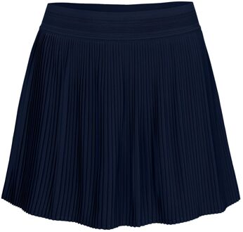 Indian Maharadja Fine Pleated Tennisrok Dames S/36 Donkerblauw