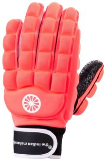 Indian Maharadja Foam Full Hockeyhandschoen (Linkerhand) roze - wit - zwart