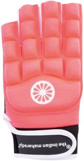 Indian Maharadja Foam Half Hockeyhandschoen (Linkerhand) roze - wit - zwart - S