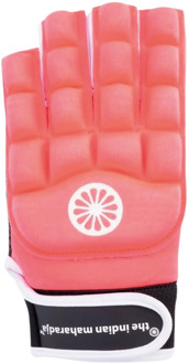 Indian Maharadja Foam Half Hockeyhandschoen (Linkerhand) roze - wit - zwart
