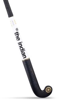 Indian Maharadja Gold Junior Indoor Hockeystick Zwart - 35 inch