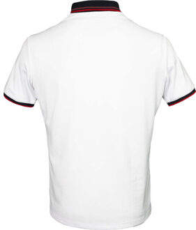 Indian Maharadja pique polo tennis polo korte mouw heren - - maat S Wit