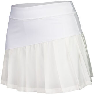 Indian Maharadja pleated skirt rok tennis dames - Wit - L