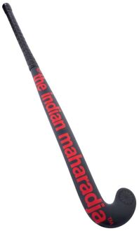 Indian Maharadja Red Hockeystick Senior zwart - rood - 36 1/2