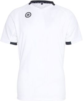 Indian Maharadja Tech Shirt  Sportshirt - Maat 128  - Jongens - wit/zwart