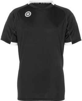 Indian Maharadja Tech Shirt  Sportshirt - Maat L  - Mannen - zwart/wit