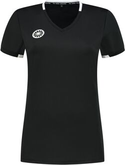 Indian Maharadja Tech Shirt  Sportshirt - Maat M  - Vrouwen - zwart/wit