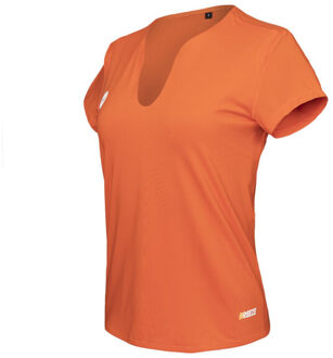 Indian Maharadja w breeze tee tennis t-shirt korte mouw dames - - maat S Oranje
