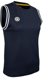 Indian Maharadja w sleeveless pique top tennis singlet dames - Blauw - XL