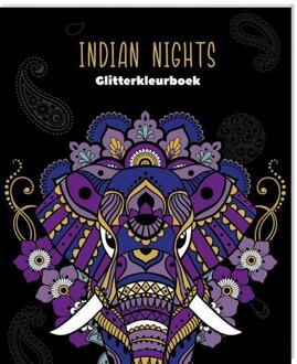 Indian Nights Glitterkleurboek - Interstat