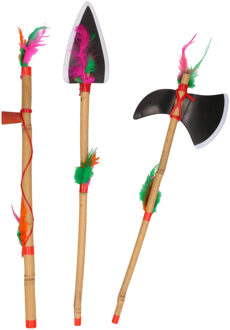 Indianen carnavalset 3 delig volwassenen Multi