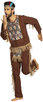 Indianen Kostuum Bruine Beer Man Bruin - Kastanje
