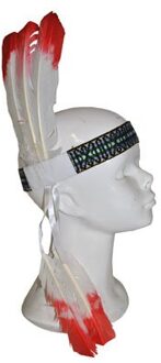 Indianentooi Rood - Zalm, Wit - Transparant