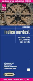 Indien, Nordost 1 : 1.300.000