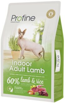 Indoor Adult Lamb - Kattenvoer - Kip - Rijst - 10 kg