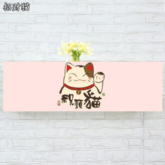 Indoor Airconditioner Cover Wall Mounted Decoratieve Kap Borduurwerk 74 79 81 83 86 89 95 105X30X20 Cm Lucky Cat 95x30x20cm