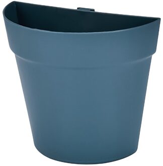 Indoor En Outdoor Balkon Muur Gemonteerde Plastic Bloempotten Voor Plantaardige Muren En Verticale Vergroening Wanddecoratie Bloempotten #10 Blauw