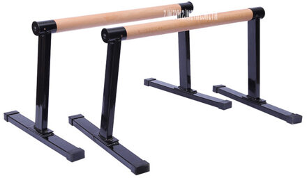 Indoor Fitness I-Vormige Push-Up Ondersteuning Hout Grip Push-Up Stand Frame Outdoor Antislip Multifunctionele Handstand parallel Staaf