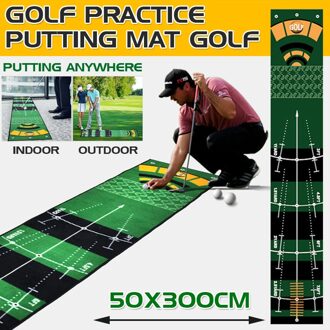 Indoor Golf Outdoor Tapijt Mini Putting Bal Pad Praktijk Mat Wasbare Anti-Slip Groen Praktijk Putting Mat
