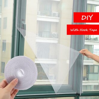 Indoor Insect Fly Klamboe Diy Zelfklevende Anti-Mug Bug Klamboe Deur Window Screen Zelfklevende Bescherming tape
