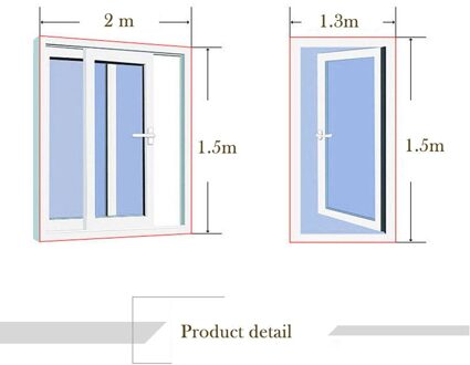 Indoor Insect Fly Screen Gordijn Mesh Bug Klamboe Deur Venster Anti Klamboe Voor Keuken Venster # W wit
