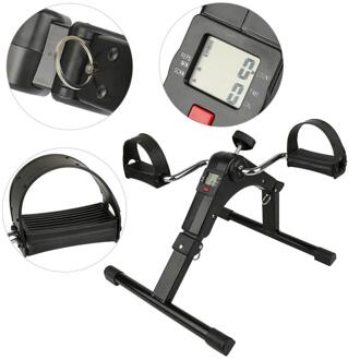 Indoor Mini Hometrainer Thuis Workout Exerciser Pedaal Stepper Fitness Draagbare Fiets Fietsen Been Arm Afvallen Machine Grijs