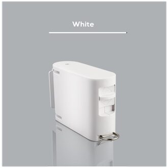 Indoor Onzichtbare Intrekbare Waslijn Met Droogrek Gaten Geen Moeten Boor Het Balkon Handig Quilt Hotel Badkamer rechthoek wit